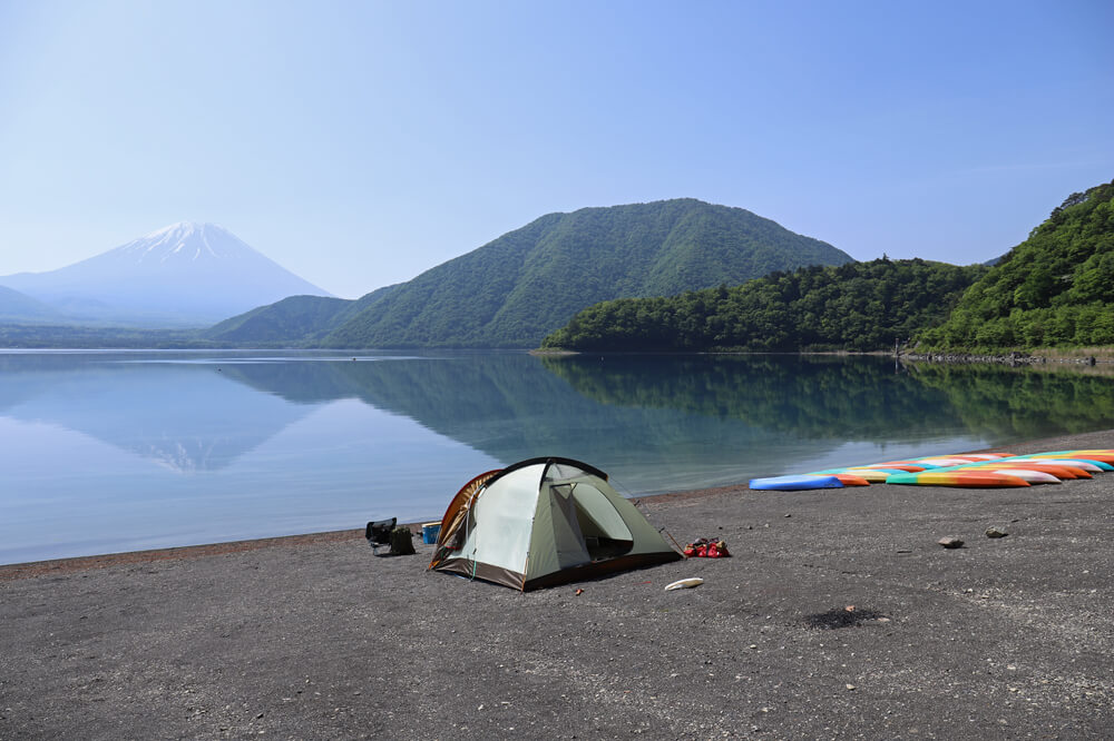 富士山の麓で楽しくキャンプ！「ゆるキャン△」モデル地以外にも素敵な場所が！
