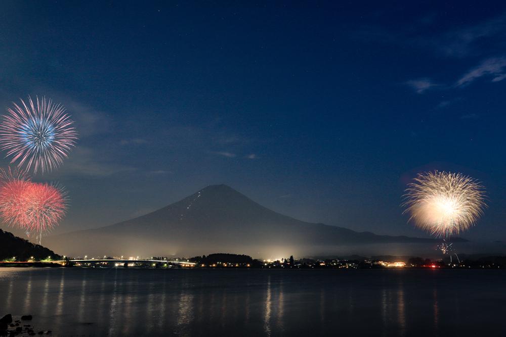 河口湖花火の魅力を徹底解説！富士山を彩る迫力の大会情報